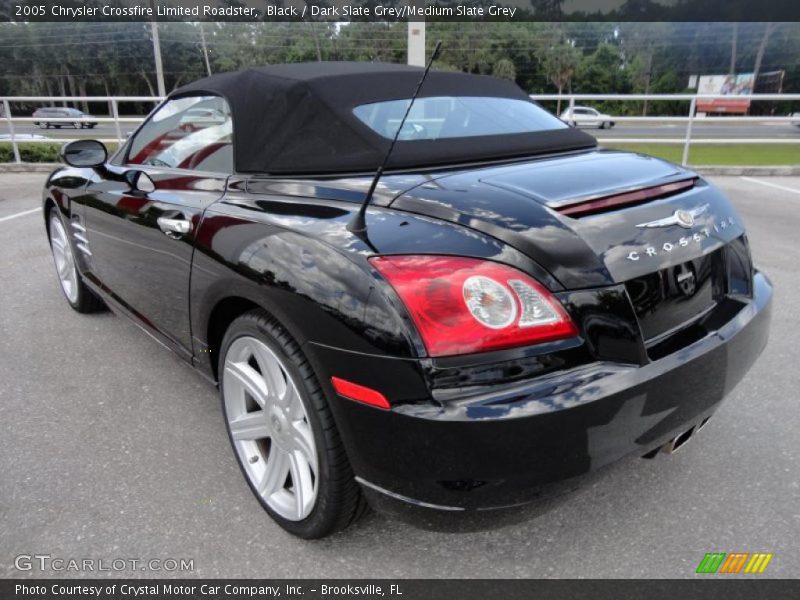Black / Dark Slate Grey/Medium Slate Grey 2005 Chrysler Crossfire Limited Roadster