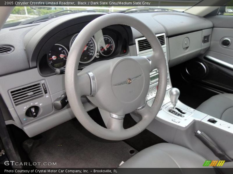 Black / Dark Slate Grey/Medium Slate Grey 2005 Chrysler Crossfire Limited Roadster