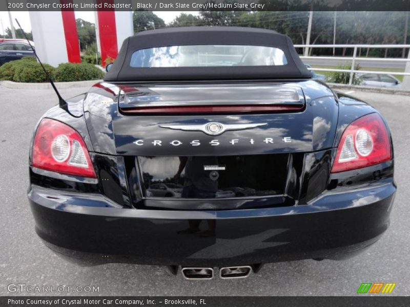 Black / Dark Slate Grey/Medium Slate Grey 2005 Chrysler Crossfire Limited Roadster