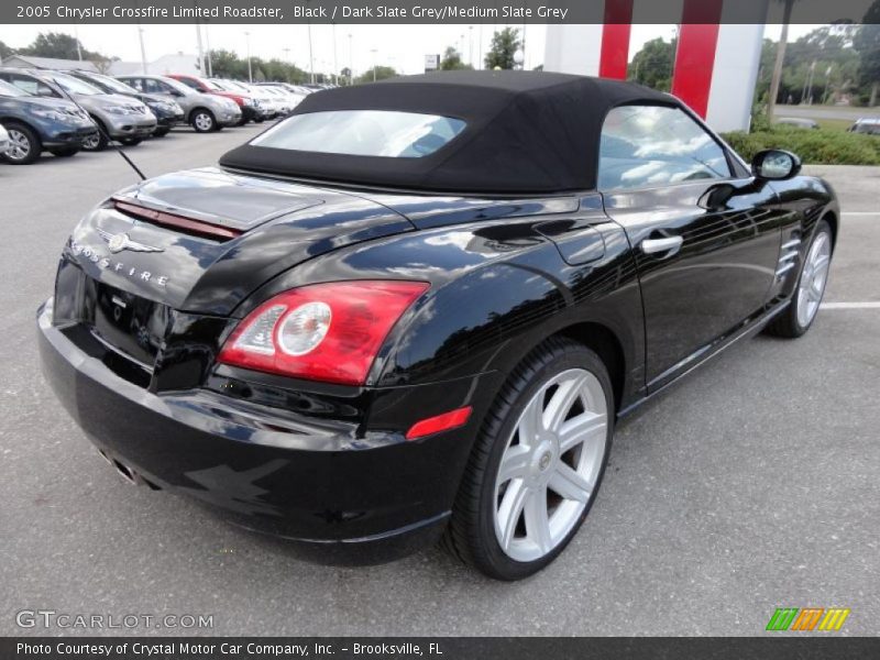 Black / Dark Slate Grey/Medium Slate Grey 2005 Chrysler Crossfire Limited Roadster