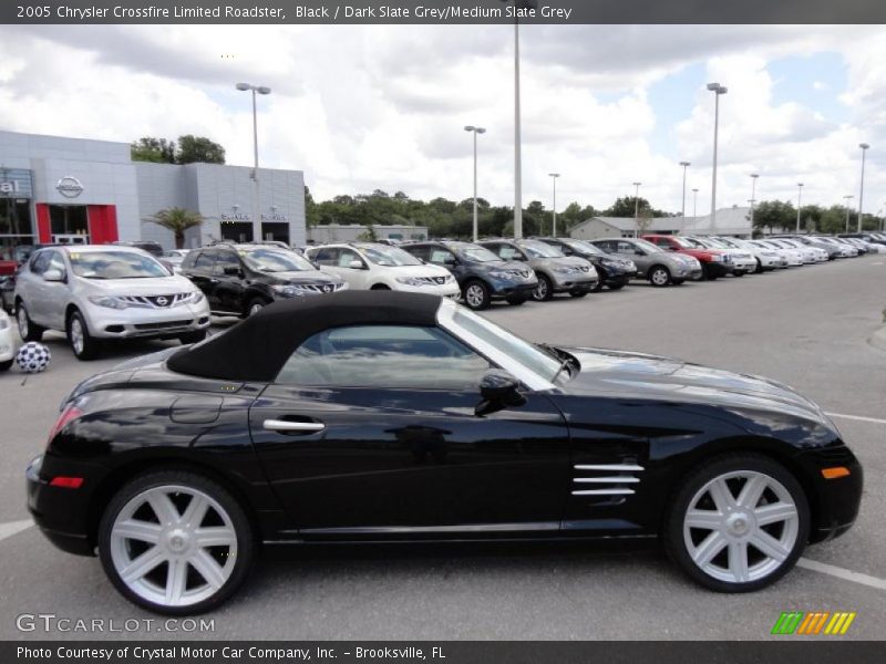 Black / Dark Slate Grey/Medium Slate Grey 2005 Chrysler Crossfire Limited Roadster