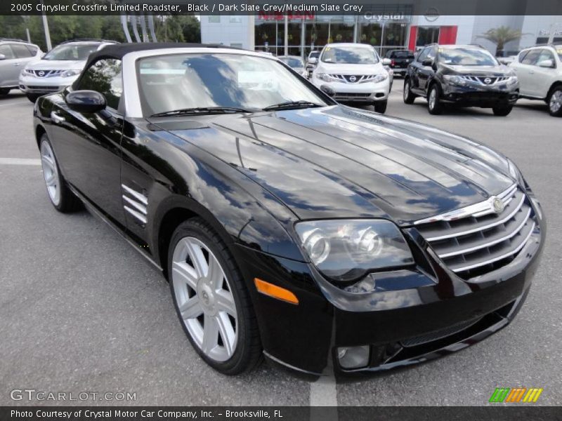 Black / Dark Slate Grey/Medium Slate Grey 2005 Chrysler Crossfire Limited Roadster