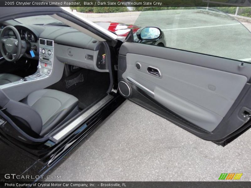 Black / Dark Slate Grey/Medium Slate Grey 2005 Chrysler Crossfire Limited Roadster