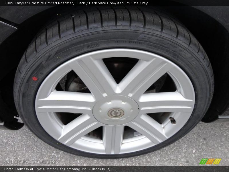 Black / Dark Slate Grey/Medium Slate Grey 2005 Chrysler Crossfire Limited Roadster