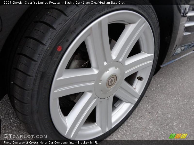 Black / Dark Slate Grey/Medium Slate Grey 2005 Chrysler Crossfire Limited Roadster