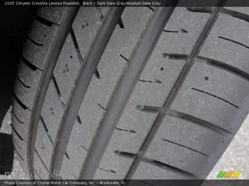 Black / Dark Slate Grey/Medium Slate Grey 2005 Chrysler Crossfire Limited Roadster