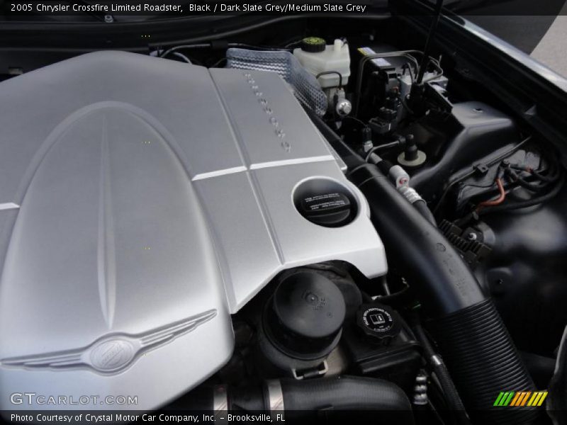 Black / Dark Slate Grey/Medium Slate Grey 2005 Chrysler Crossfire Limited Roadster