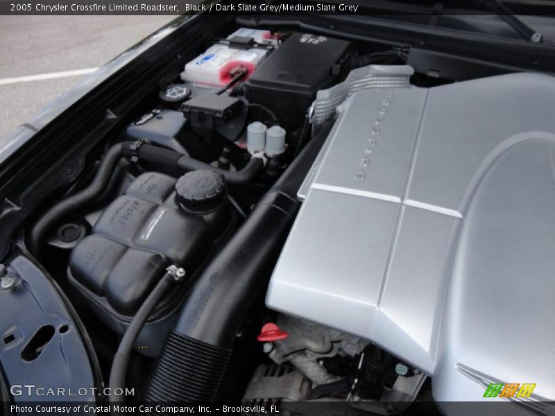 Black / Dark Slate Grey/Medium Slate Grey 2005 Chrysler Crossfire Limited Roadster