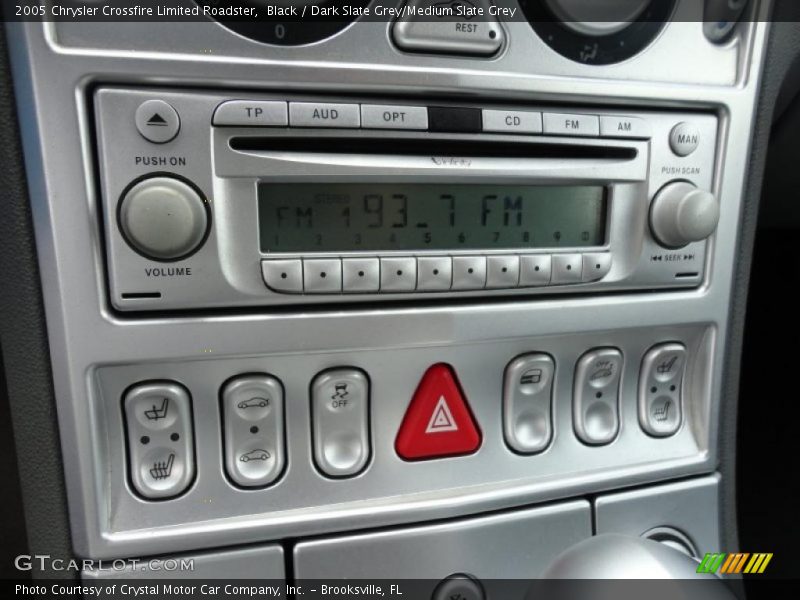 Black / Dark Slate Grey/Medium Slate Grey 2005 Chrysler Crossfire Limited Roadster