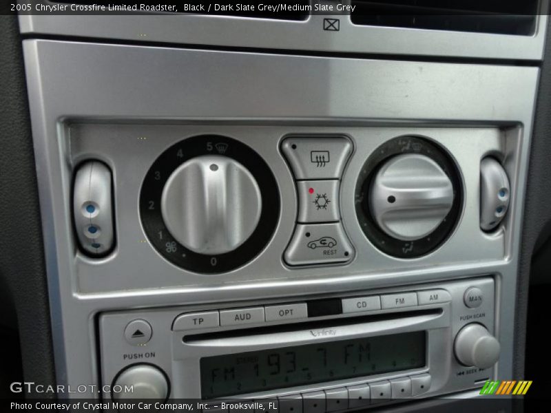 Black / Dark Slate Grey/Medium Slate Grey 2005 Chrysler Crossfire Limited Roadster