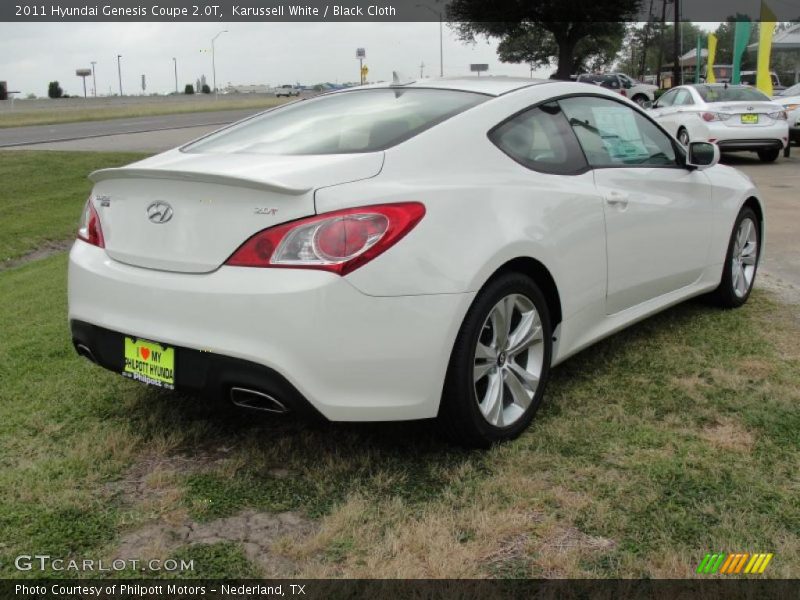 Karussell White / Black Cloth 2011 Hyundai Genesis Coupe 2.0T