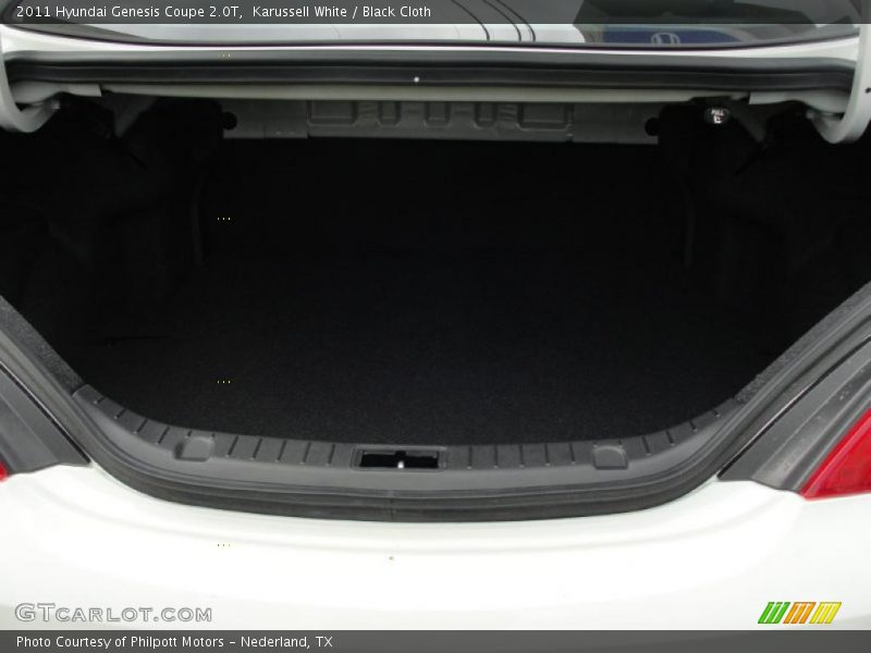  2011 Genesis Coupe 2.0T Trunk