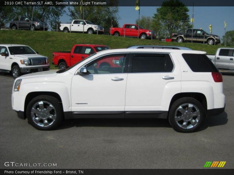 Summit White / Light Titanium 2010 GMC Terrain SLT AWD
