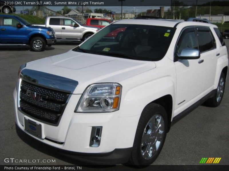 Summit White / Light Titanium 2010 GMC Terrain SLT AWD