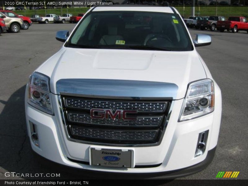 Summit White / Light Titanium 2010 GMC Terrain SLT AWD