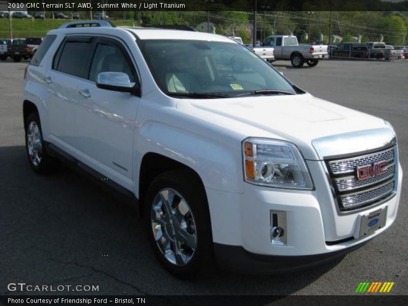 Summit White / Light Titanium 2010 GMC Terrain SLT AWD