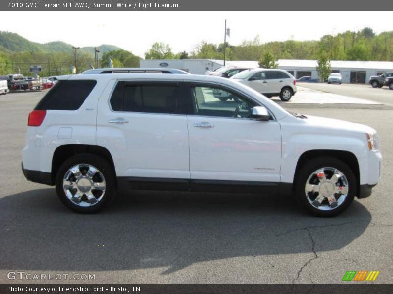 Summit White / Light Titanium 2010 GMC Terrain SLT AWD