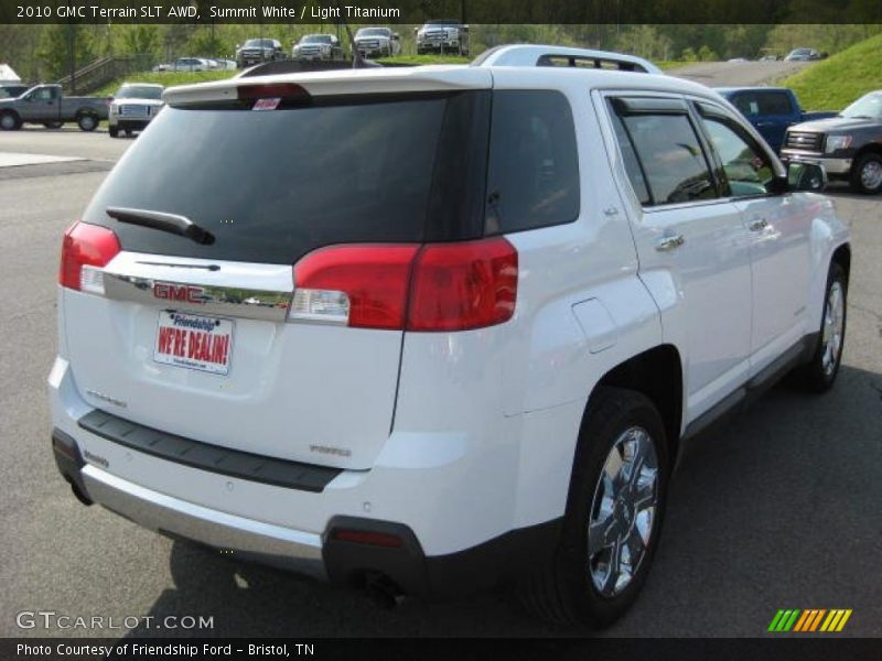 Summit White / Light Titanium 2010 GMC Terrain SLT AWD