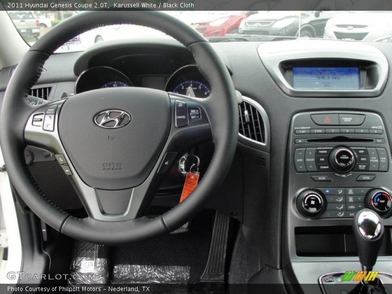 Dashboard of 2011 Genesis Coupe 2.0T