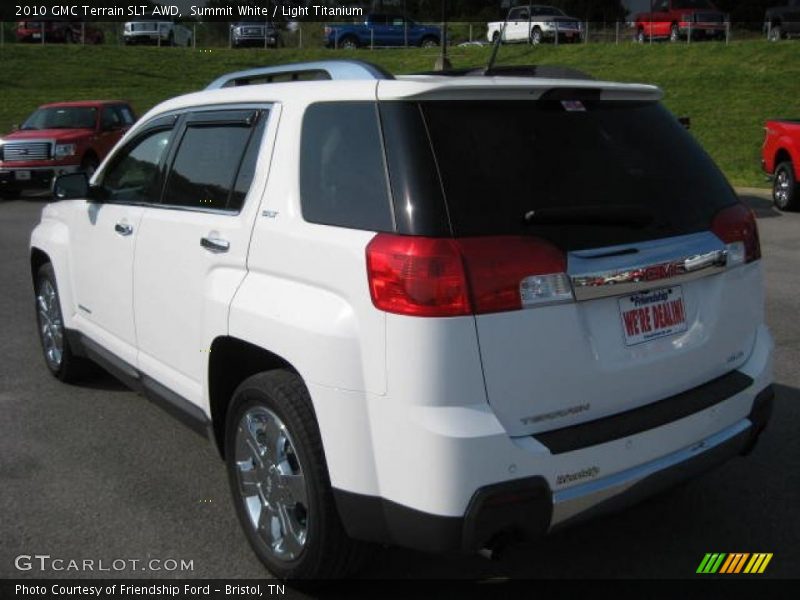 Summit White / Light Titanium 2010 GMC Terrain SLT AWD