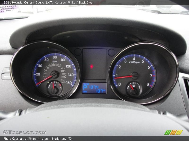  2011 Genesis Coupe 2.0T 2.0T Gauges