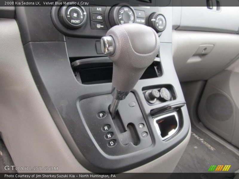 Velvet Blue Metallic / Gray 2008 Kia Sedona LX