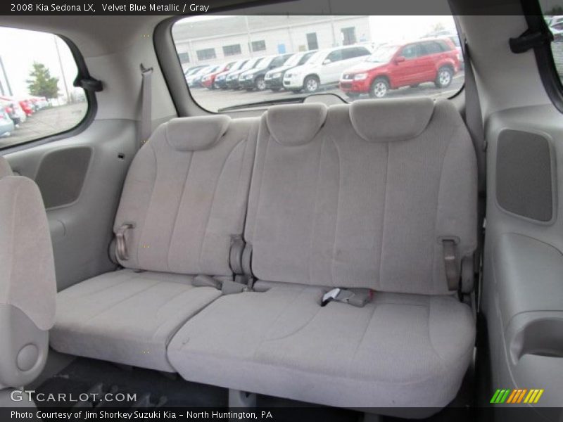 Velvet Blue Metallic / Gray 2008 Kia Sedona LX