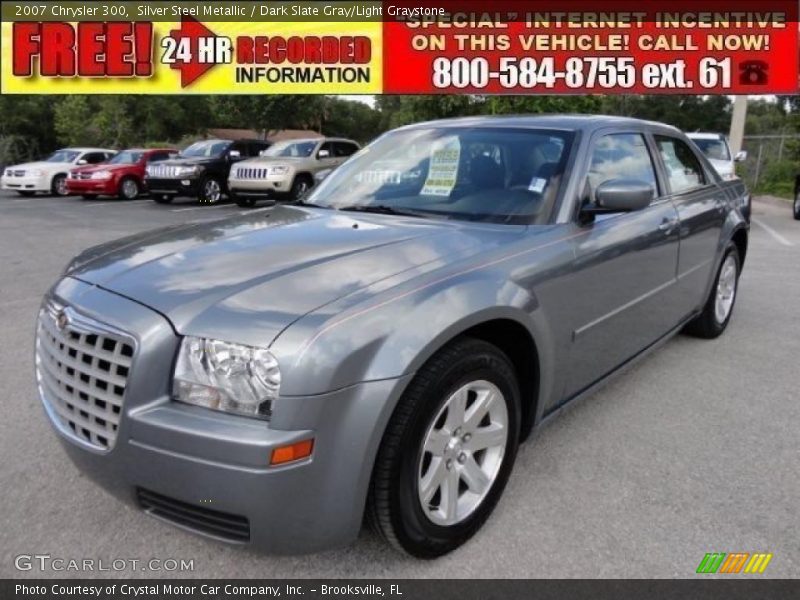 Silver Steel Metallic / Dark Slate Gray/Light Graystone 2007 Chrysler 300