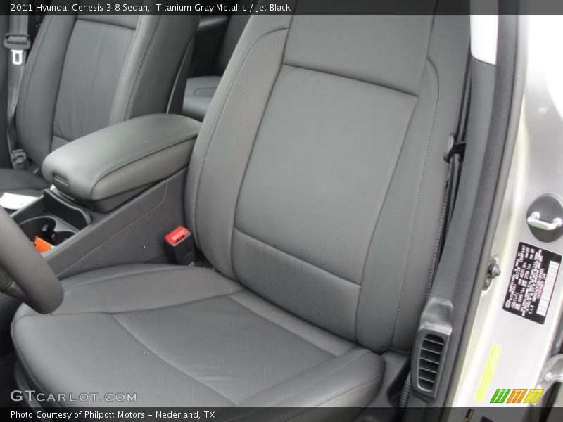  2011 Genesis 3.8 Sedan Jet Black Interior