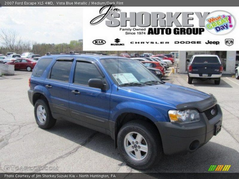 Vista Blue Metallic / Medium/Dark Flint 2007 Ford Escape XLS 4WD