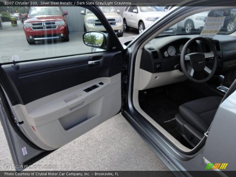Silver Steel Metallic / Dark Slate Gray/Light Graystone 2007 Chrysler 300