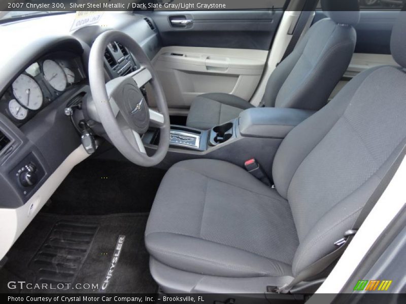 Silver Steel Metallic / Dark Slate Gray/Light Graystone 2007 Chrysler 300