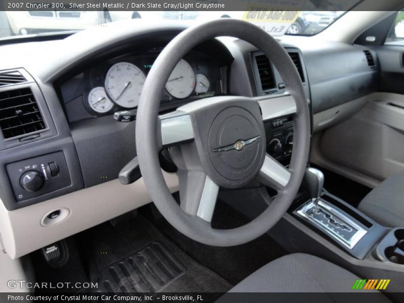 Silver Steel Metallic / Dark Slate Gray/Light Graystone 2007 Chrysler 300