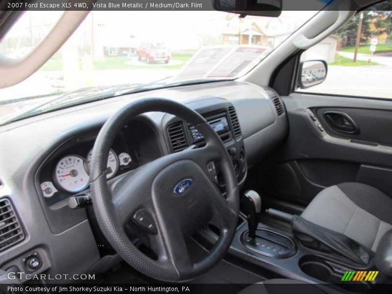 Vista Blue Metallic / Medium/Dark Flint 2007 Ford Escape XLS 4WD