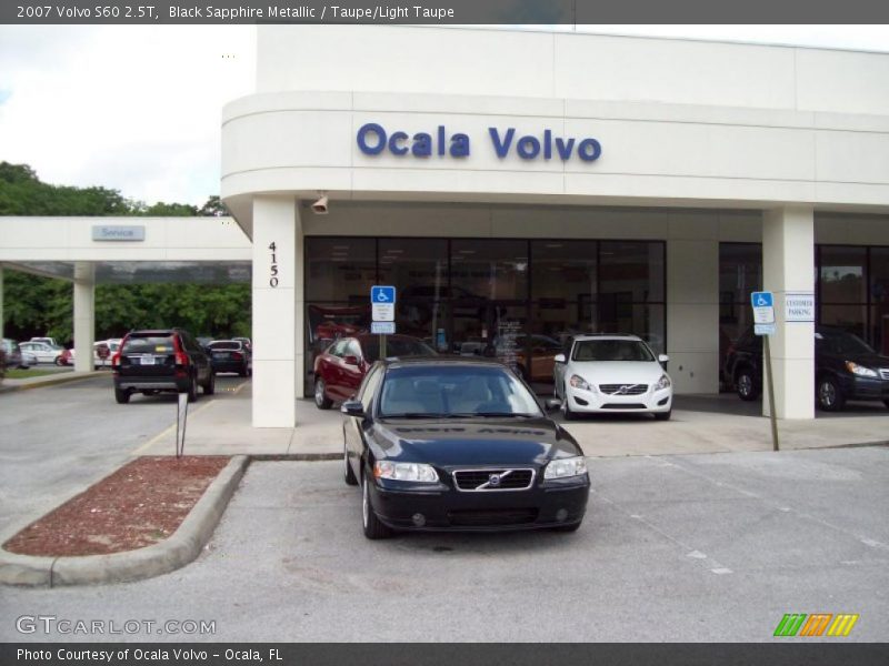 Black Sapphire Metallic / Taupe/Light Taupe 2007 Volvo S60 2.5T
