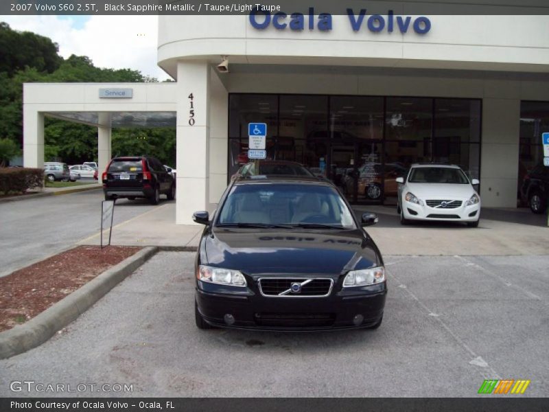 Black Sapphire Metallic / Taupe/Light Taupe 2007 Volvo S60 2.5T