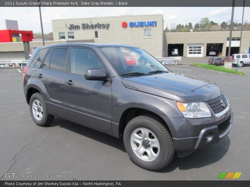 Slate Gray Metallic / Black 2011 Suzuki Grand Vitara Premium 4x4