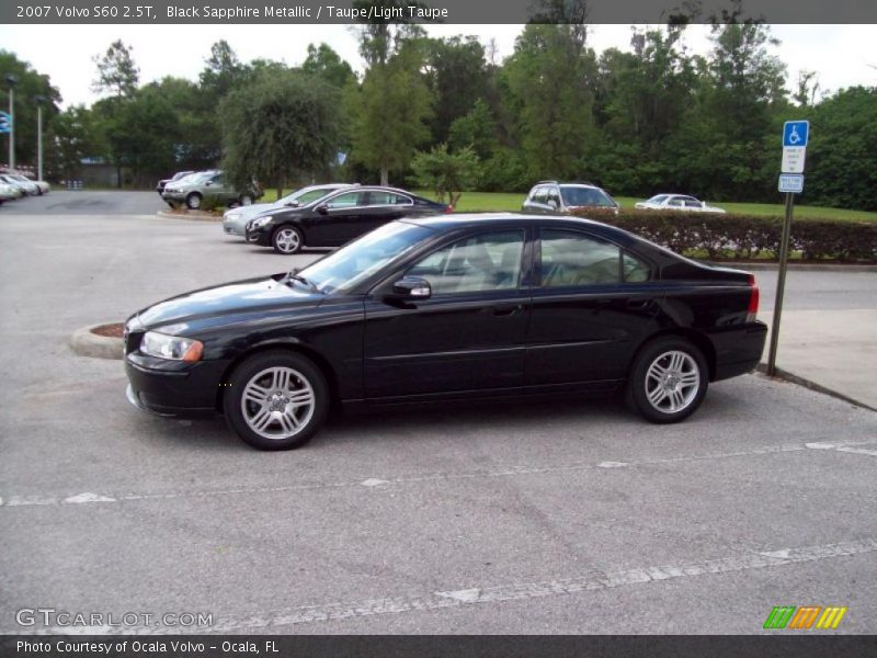 Black Sapphire Metallic / Taupe/Light Taupe 2007 Volvo S60 2.5T