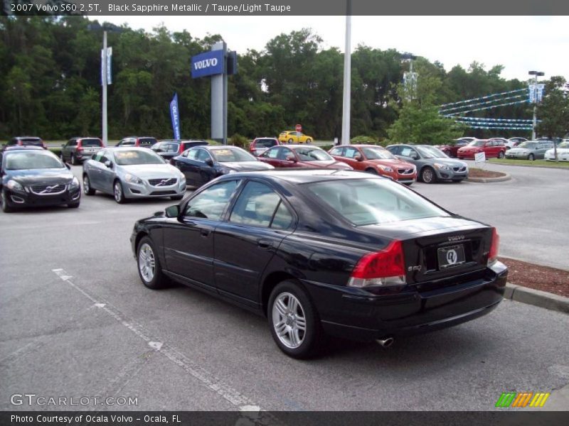 Black Sapphire Metallic / Taupe/Light Taupe 2007 Volvo S60 2.5T