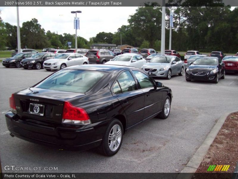 Black Sapphire Metallic / Taupe/Light Taupe 2007 Volvo S60 2.5T