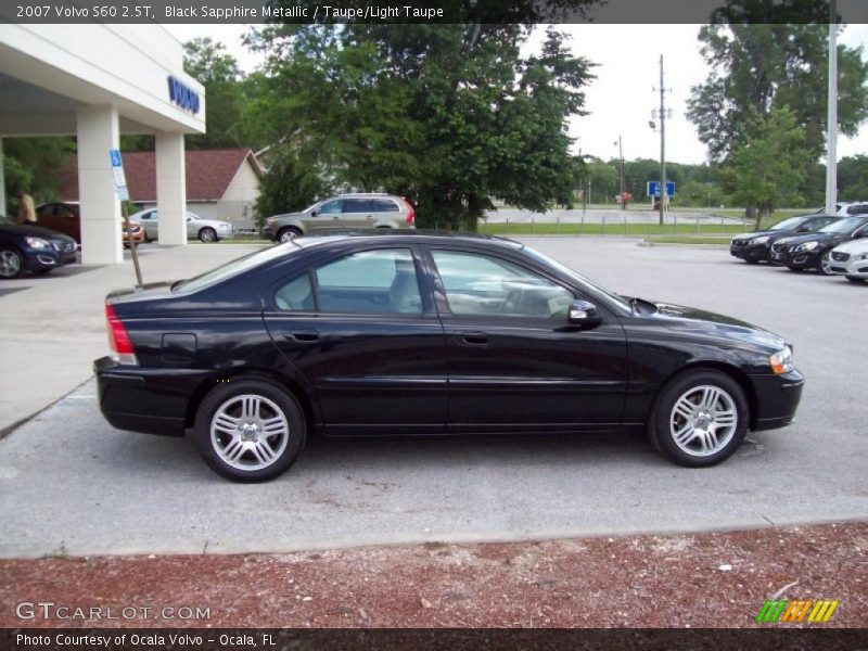 Black Sapphire Metallic / Taupe/Light Taupe 2007 Volvo S60 2.5T