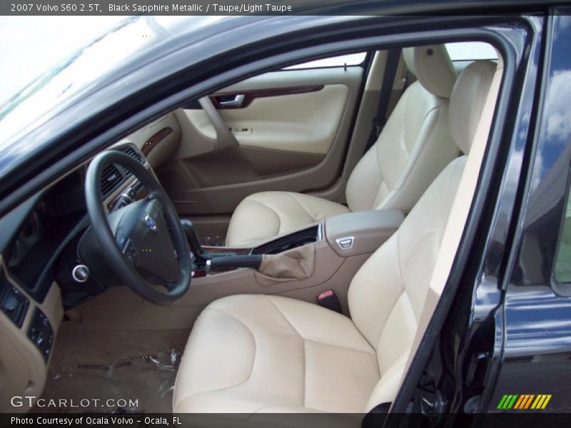 Black Sapphire Metallic / Taupe/Light Taupe 2007 Volvo S60 2.5T