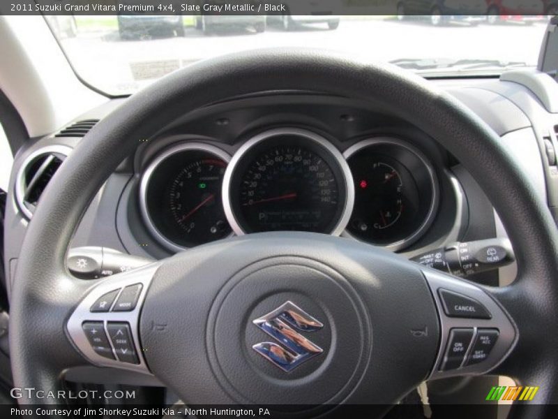 Slate Gray Metallic / Black 2011 Suzuki Grand Vitara Premium 4x4