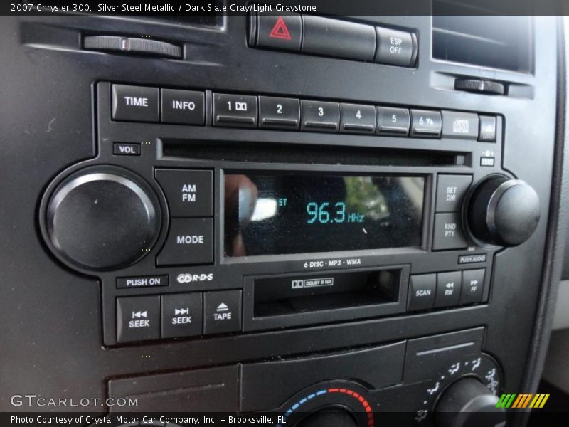 Silver Steel Metallic / Dark Slate Gray/Light Graystone 2007 Chrysler 300