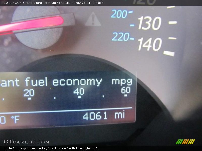 Slate Gray Metallic / Black 2011 Suzuki Grand Vitara Premium 4x4