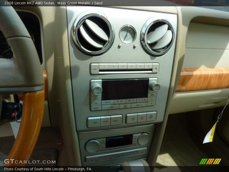 Controls of 2008 MKZ AWD Sedan