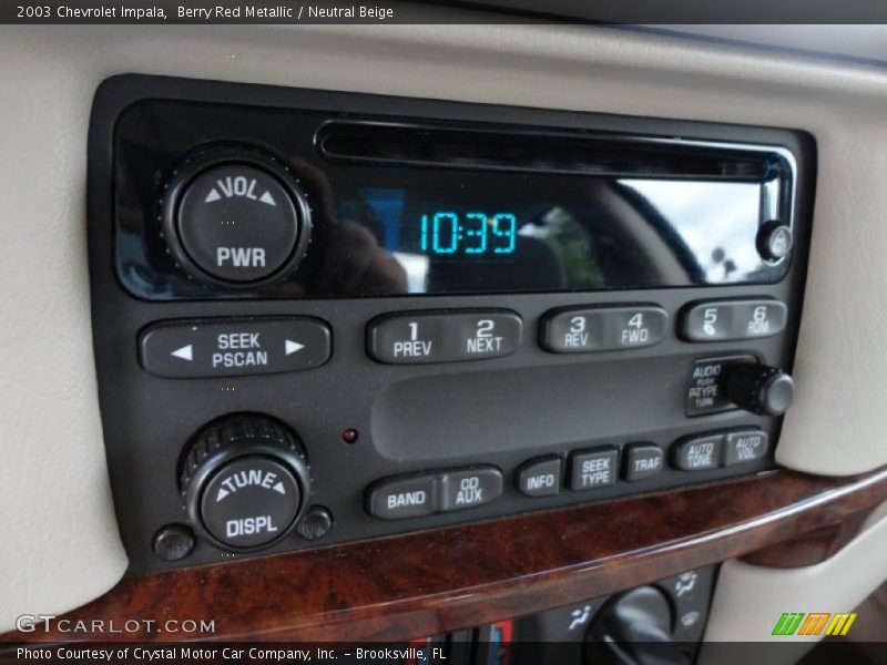 Berry Red Metallic / Neutral Beige 2003 Chevrolet Impala