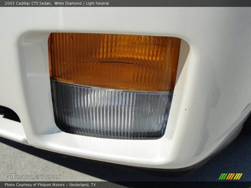 White Diamond / Light Neutral 2003 Cadillac CTS Sedan