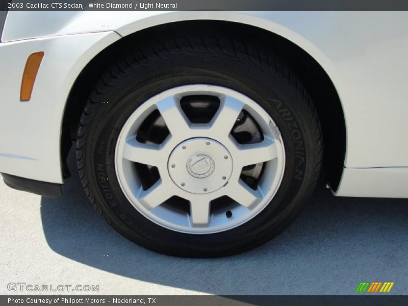 White Diamond / Light Neutral 2003 Cadillac CTS Sedan