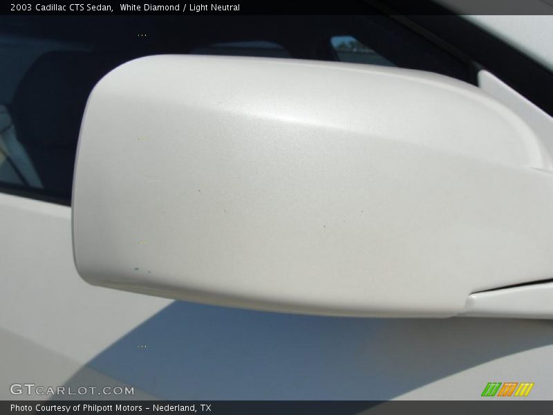 White Diamond / Light Neutral 2003 Cadillac CTS Sedan
